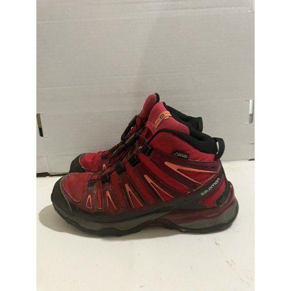 Salomon youth Size 2   Mid GTX  Goretex Contagrip 171383  Hiking Boots shoes - Picture 5 of 8